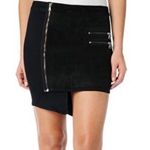 ✨Stunning!✨ Hudson Suede panel asymmetrical skirt